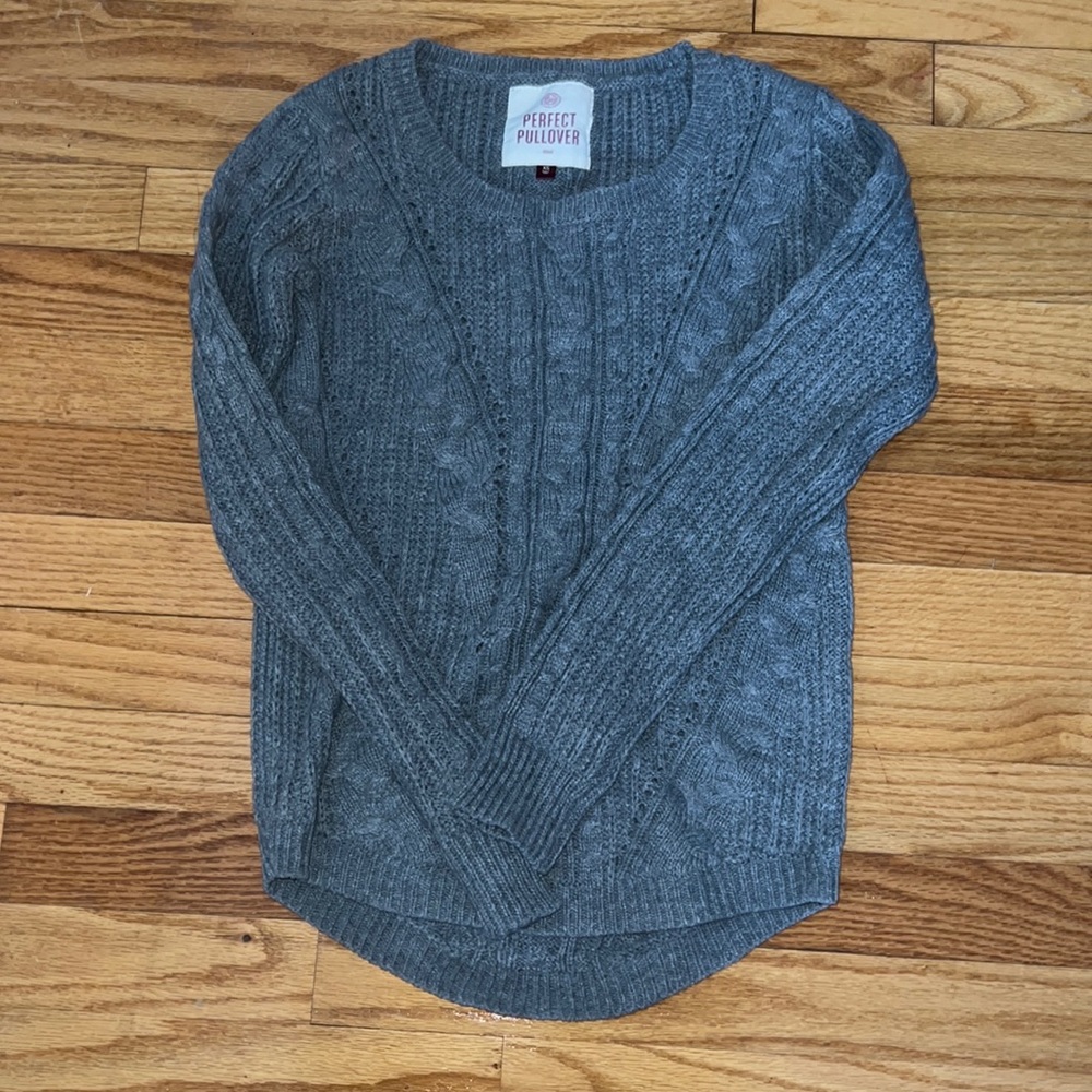 Grey Pullover Sweater
